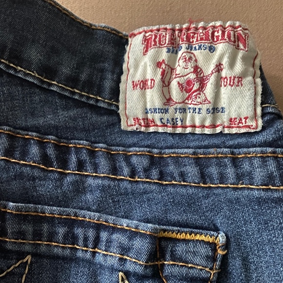 True Religion Casey Jeans Sz 28 Low Rise Skinny Denim Jeans - Picture 2 of 11